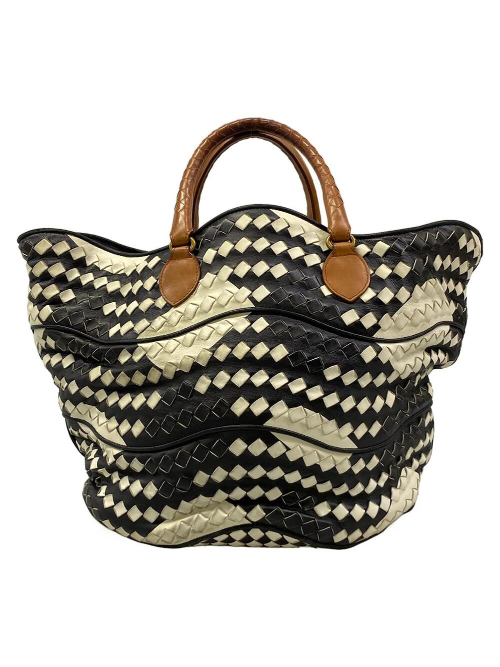Bottega Veneta Intrecciato Black White #371692B13B